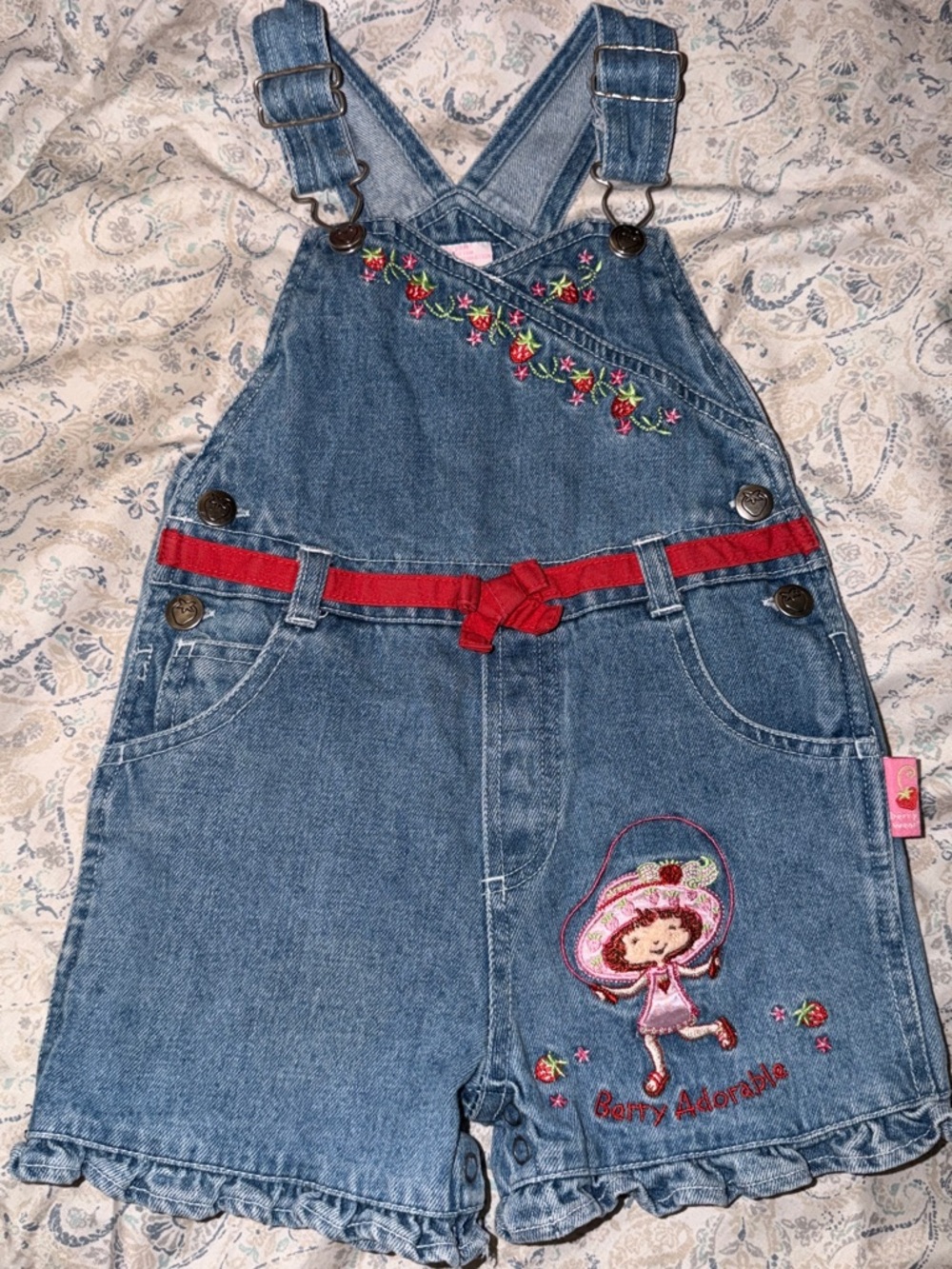 Strawberry Shortcake Denim Shortall